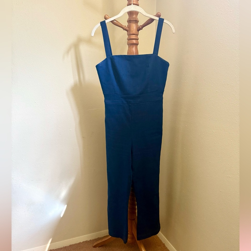 Harly Jae Bardot Denim Jumpsuit size M